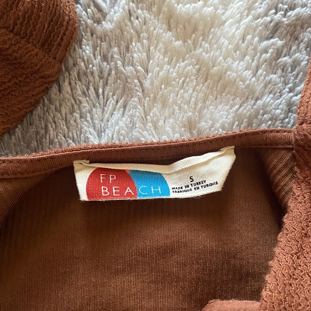 Free People Rust Brown Knit Tank Dress - Picture 2 of 3